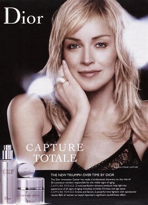 sharon stone dior|Capture Totale by DIOR Commercial starring Sharon Stone.